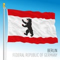 Berlin lander flag, federal state of Germany