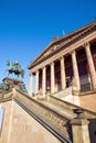 Berlin landmark Old National Gallery Royalty Free Stock Photo