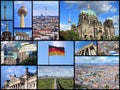 Berlin landmarks Royalty Free Stock Photo