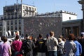 Berlin Marathon spectators Brandenburger Tor Royalty Free Stock Photo