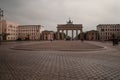 Berlin - MAY 11, 2015: Brandenburg Gate on August 4 in Germany, Berlin. Royalty Free Stock Photo