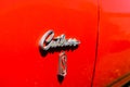 Emblem of personal luxury car Oldsmobile Cutlass S