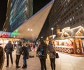 People on a night out in Portsdamer Platz, Berlin Center