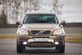 Berlin - October 2021:: Volvo XC90 2.5 1st generation Twilight Bronze 2002-20014 restyling 4WD 4wheel 4x4 SUV at spring Royalty Free Stock Photo