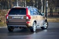 Berlin - October 2021:: Volvo XC90 2.5 1st generation Twilight Bronze 2002-20014 restyling 4WD 4wheel 4x4 SUV at spring Royalty Free Stock Photo