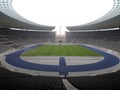 Berlin Olympic stadium\'s field. Royalty Free Stock Photo