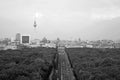 Berlin Panorama with Tiergarten park