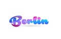berlin pink blue color word text logo icon