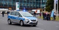 Berlin Police car or Berliner Polizei is the German Landespolizei force Royalty Free Stock Photo