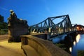 Berlin / Potsdam: Glienicker Bridge Royalty Free Stock Photo