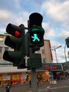 Berlin rda sign green light ampelmannchen