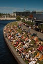 Berlin relaxation at the Spree banks