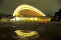 BerlinÃÂ´s Haus der Kulturen der Welt at night