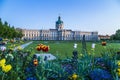 Berlin Schloss charlottenburg garden View with Flowers