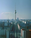 Berlin Skyline Cityscape Painting Fernsehturm Tower Bauhaus Art