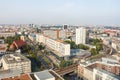 Berlin skyline panorama town city in Germany aerial view