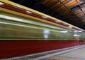 Berlin Subway in motion