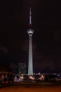 Berlin Television Tower at Night
