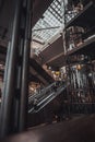 Berlin train station architecture Royalty Free Stock Photo