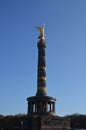 Berlin Victory Column monument in Tiergarten park Royalty Free Stock Photo