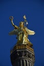 Berlin Victory Column monument in Tiergarten park Royalty Free Stock Photo