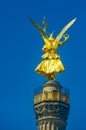 Berlin Victory Column (SiegessÃÂ¤ule), a famous a monument in Berlin, Germany Royalty Free Stock Photo