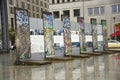 The Berlin Wall that divided East from West Berlin in Germany