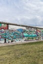Berlin wall / east side gallery graffiti Royalty Free Stock Photo
