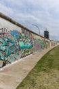 Berlin wall / east side gallery graffiti Royalty Free Stock Photo