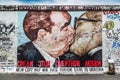 Berlin Wall at famous East Side Gallery, Germany Royalty Free Stock Photo