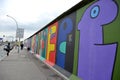 Berlin wall - funny faces Royalty Free Stock Photo