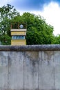 The Berlin wall and guard tower