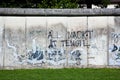 Berlin Wall Memorial With Graffiti.