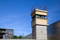 Berlin Wall Memorial, a watchtower in the inner area Royalty Free Stock Photo