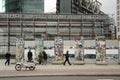 Berlin Wall on the Potsdamer Platz in Berlin