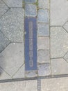 Berlin Wall sign near Berlin Wall Memorial in Berlin, Germany Royalty Free Stock Photo