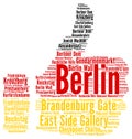 Berlin word cloud concept
