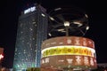 Berlin, World Clock and Radisson blu hotel