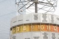 Berlin world time clock Royalty Free Stock Photo