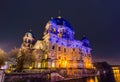 Berliner Dom Cathedral church illuminated at night, Berlin, Germany Royalty Free Stock Photo