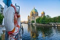 Berliner Dom over the Spree river, Germany