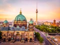 Berliner dom after sunset, Berlin