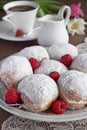 Berliner ( donuts ) with jam filling