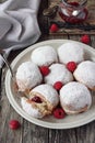Berliner ( donuts ) with jam filling