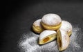 Berliner Doughnuts European donuts tradicional bakery for fasching carneval time Royalty Free Stock Photo