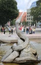 Berlino,B, Germany - August 16, 2017: statue of the snake that