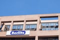 Berlitz logo in front of their local office for Lyon. Berlitz is an american chain of language education schools spread worldwide