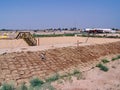 Fuel farm on a base in Iraq