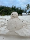 Bermuda Beach _ Sand Sculpture Royalty Free Stock Photo