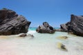 Bermuda beach sand Royalty Free Stock Photo